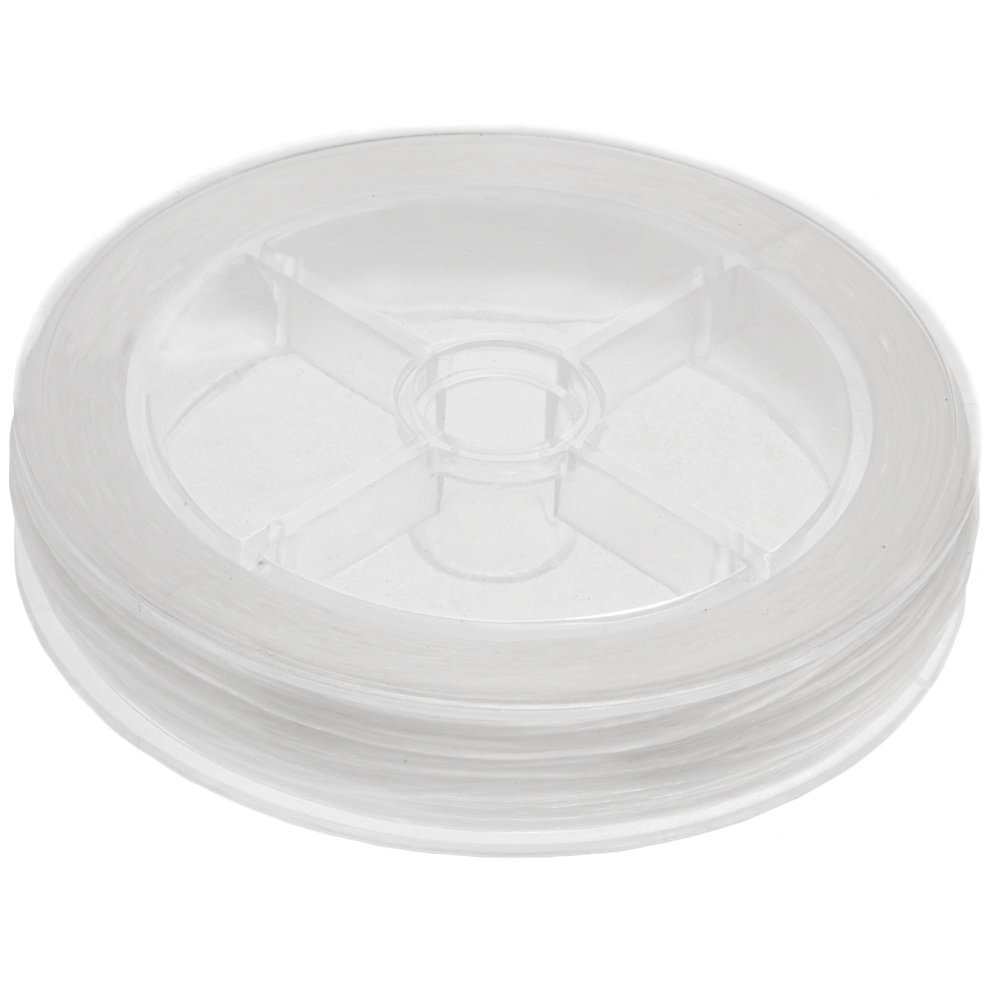 Fil Élastique (0.7 mm) Transparent (25 mètres)