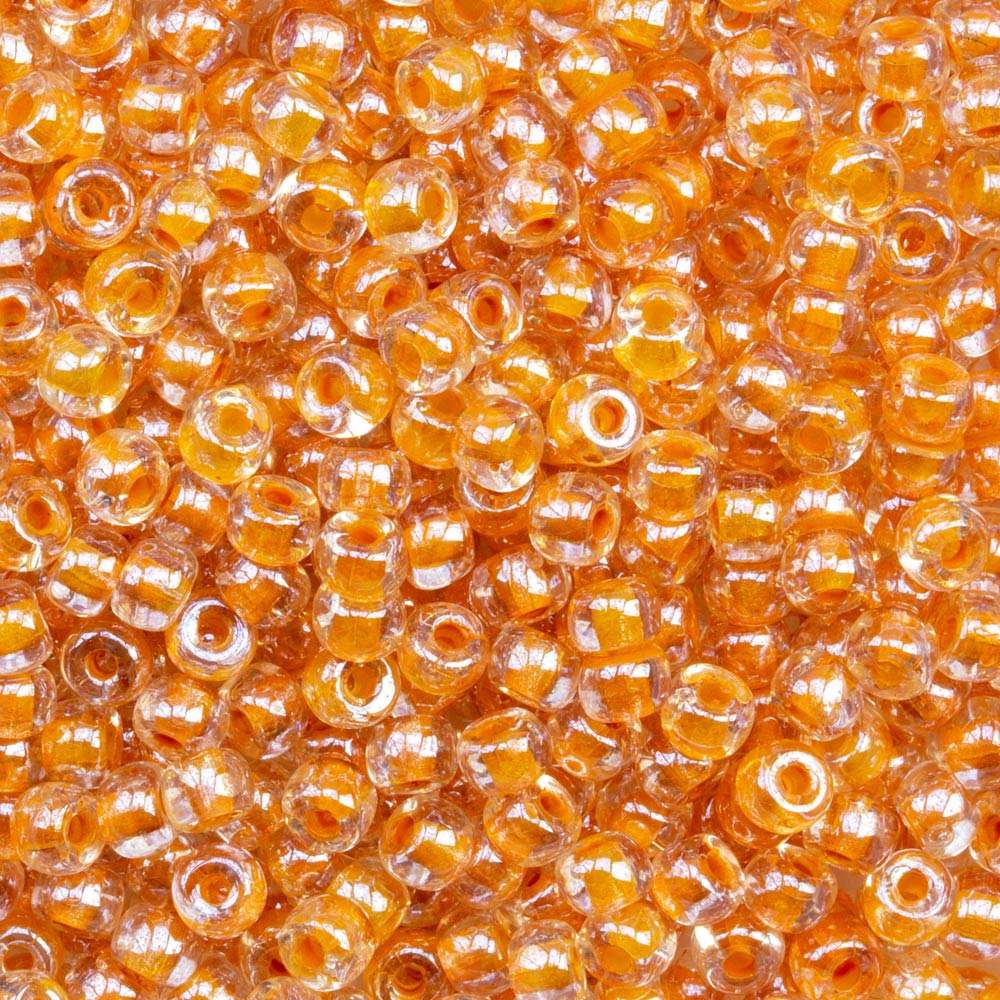 Rocailles Tchèques (4 mm) Shell Coral (15 grammes)
