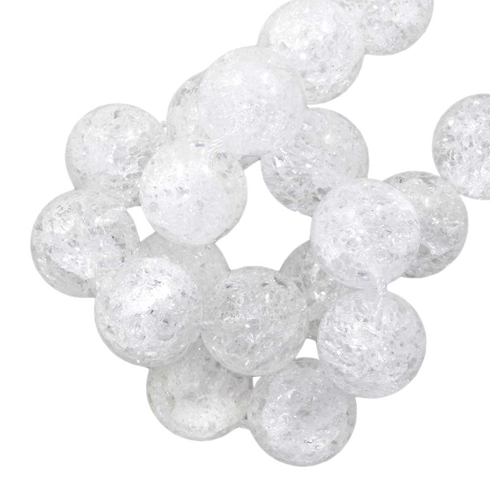 Perles Quartz Craquelé (4 mm) 90 pièces