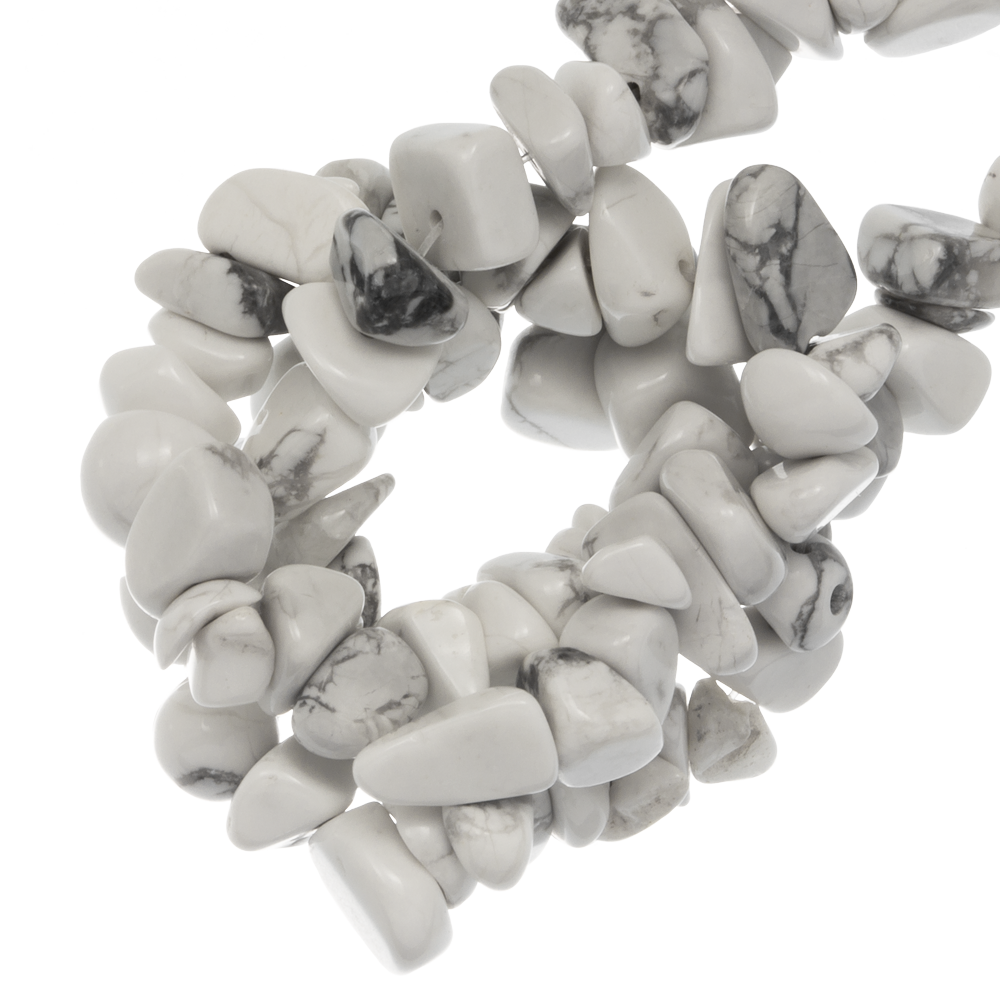 Perles Chips Howlite (5 - 8 mm) 200 pièces