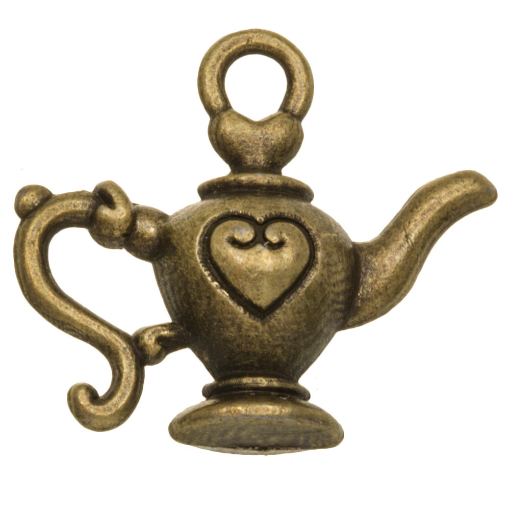 Breloque Théière (19 x 21 mm) Bronze (5 pièce)