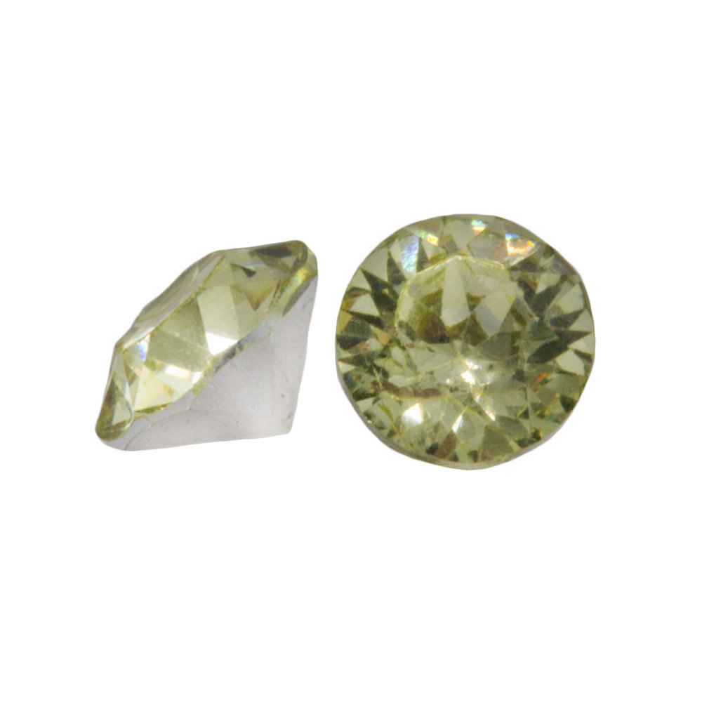 Chaton SS29 (6 mm) Clear Soft Yellow (25 pièces)