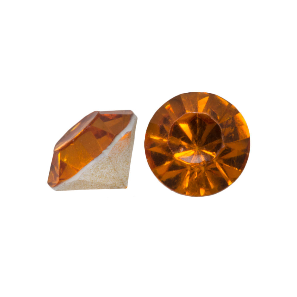 Chaton SS29 (6 mm) Clear Orange (25 pièces)
