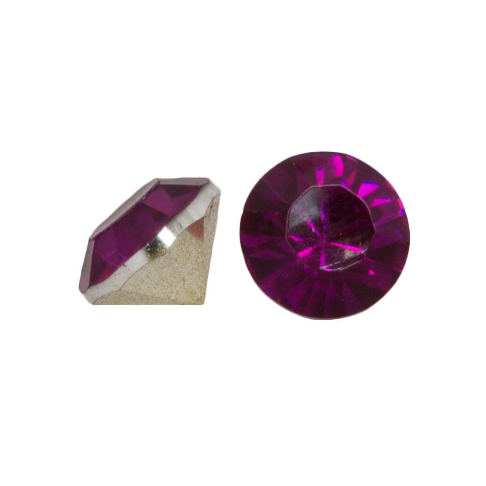 Chaton SS29 (6 mm) Deep Fuchsia (25 pièces)