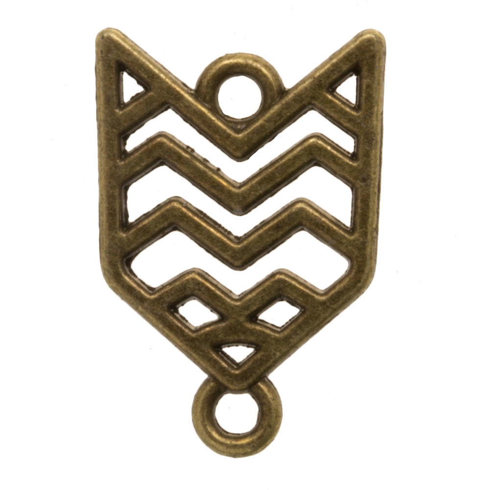 Connecteur Bijoux Flèche (19 x 13 mm) Bronze (10 pièces)