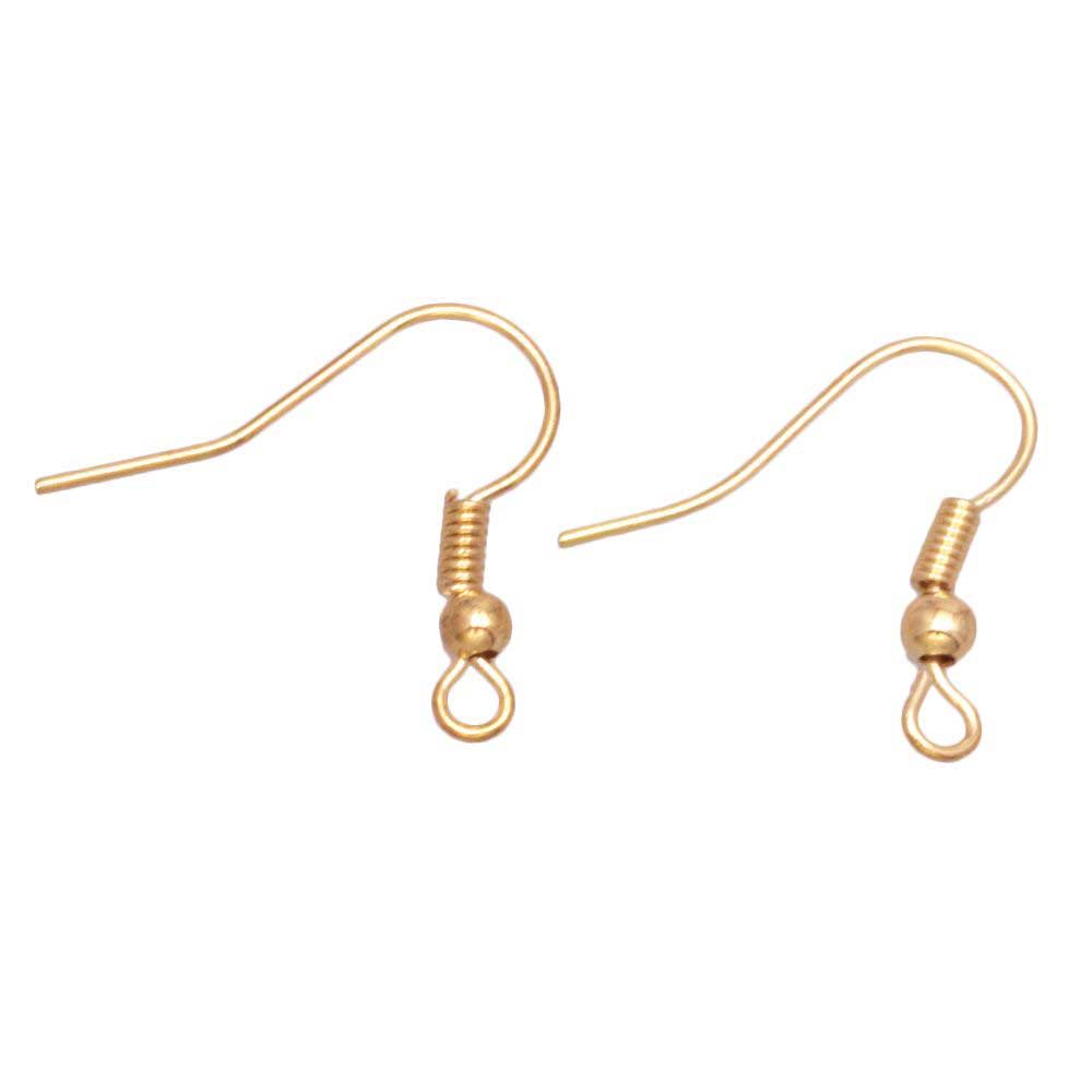 Crochets d'Oreilles Acier Inoxydable (20 mm) Or (25 pièces)